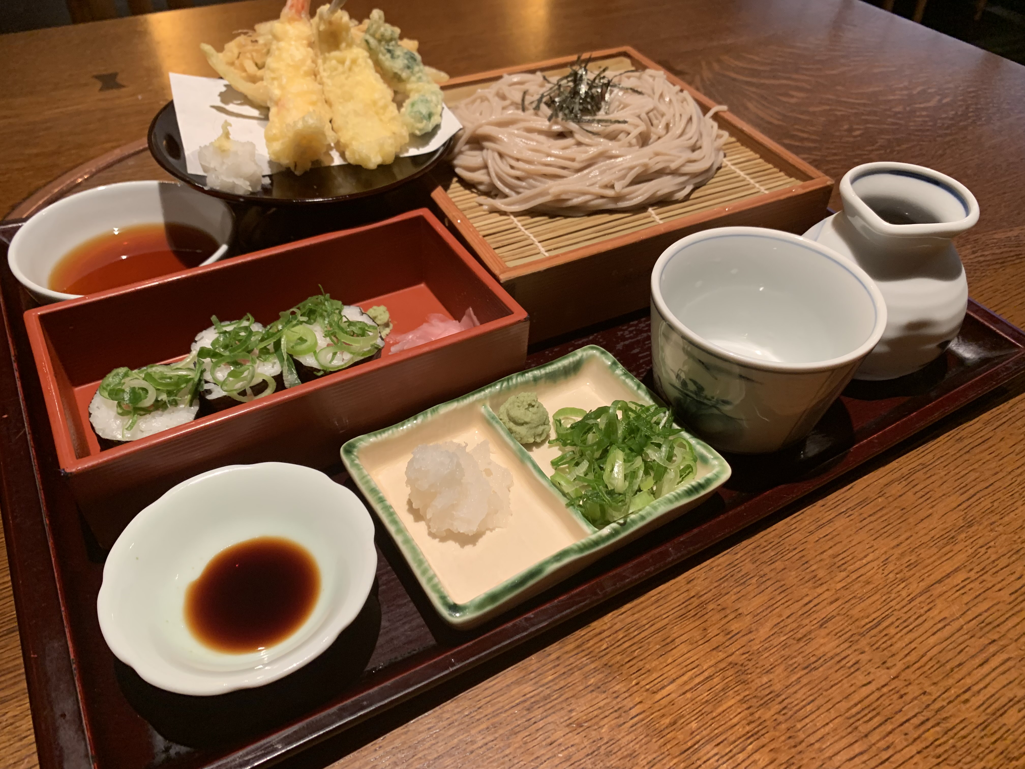 夏定番★大人気の天ざるに嬉しい一声！