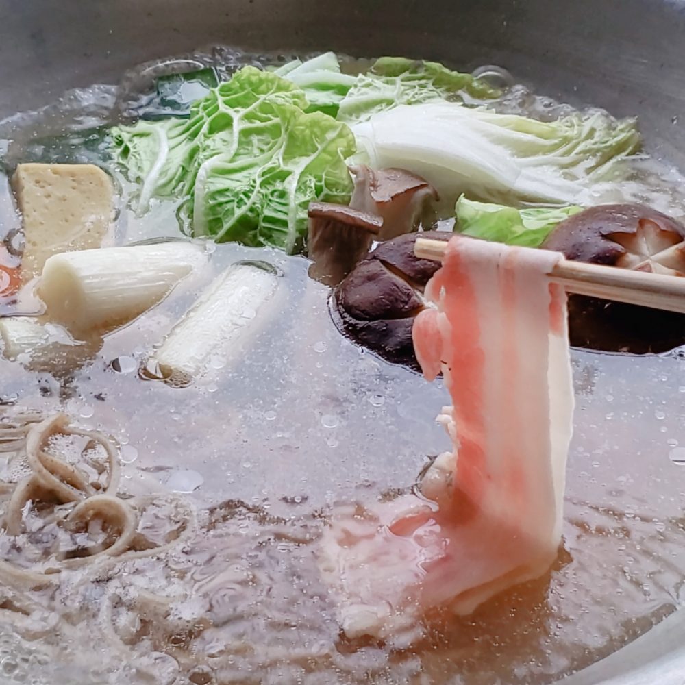 《お取り寄せ可能》自慢の生蕎麦が味わえるつゆしゃぶ